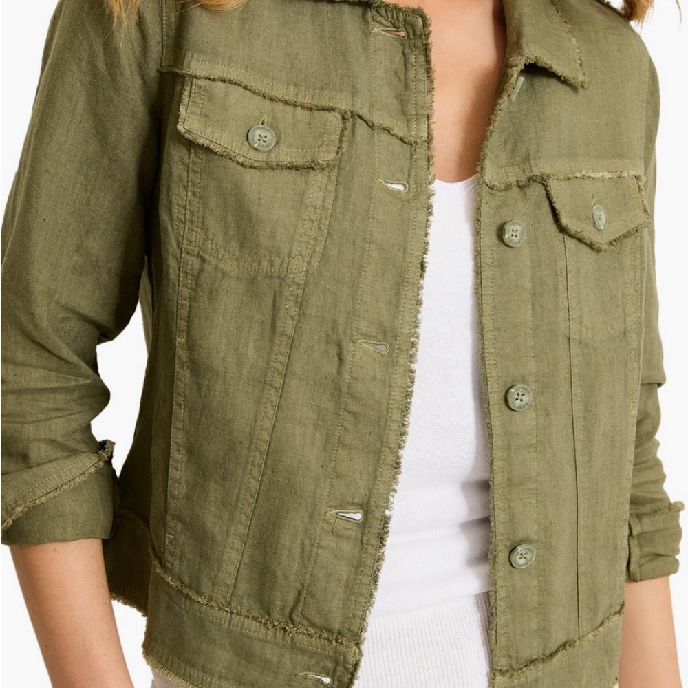 Tommy Bahama Two Palms Linen Raw Edge Jacket